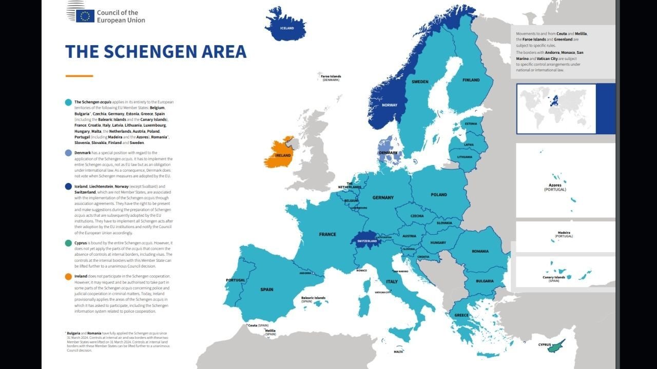 Schengen visa countries.